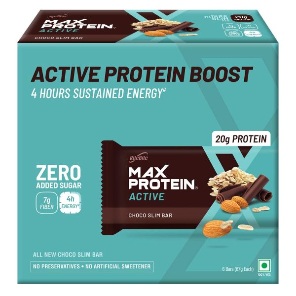 RITE BITE MAX PROTEIN CHOCO SLIM BAR