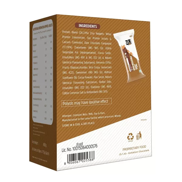Muscle Blaze Protein Bar 20gm Protein