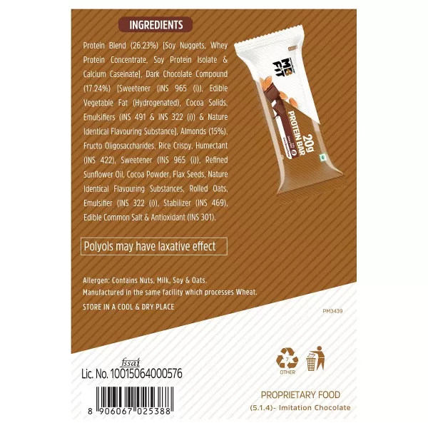Muscle Blaze Protein Bar 20gm Protein