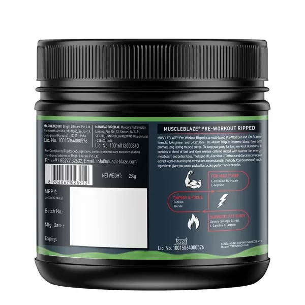 MB PRE-WORKOUT RIPPED