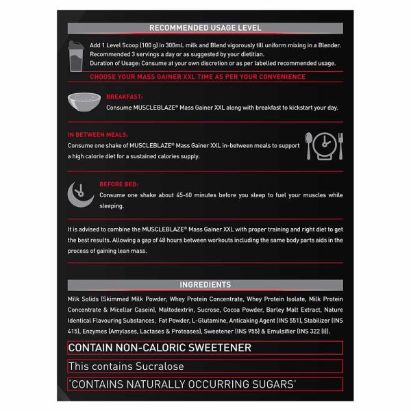 MB Mass Gainer XXL