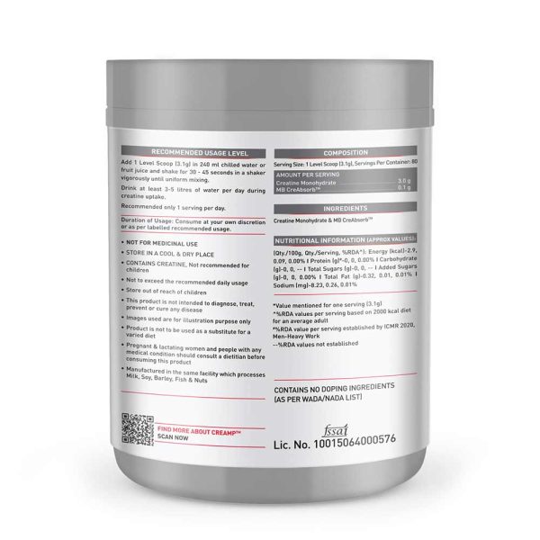 MB CREATINE MONOHYDRATE