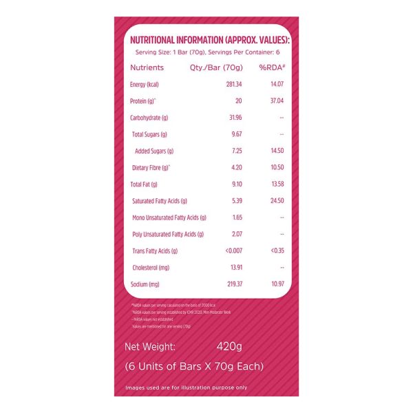 MB PROTEIN BAR  20 GM
