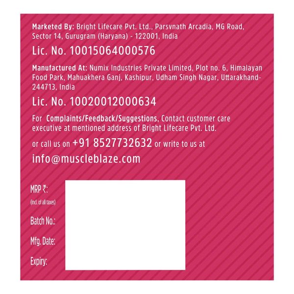 MB PROTEIN BAR  20 GM